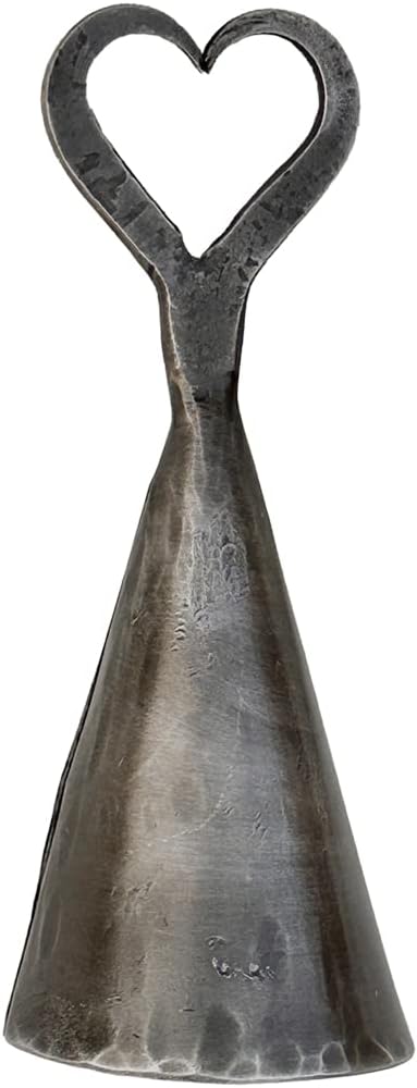 Hand Forged Heart Candle Snuffer - Wrought Iron Classic Design
