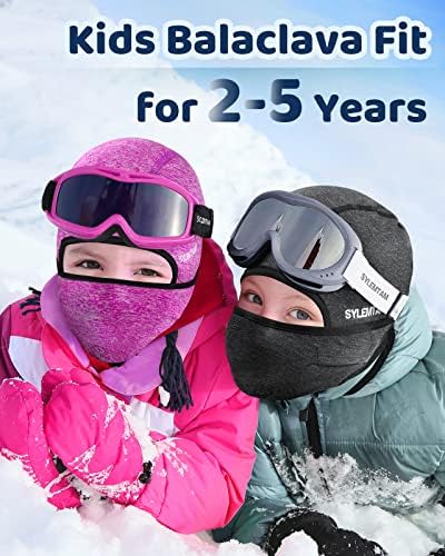 Kids Ski Mask Winter Balaclava for Ages 2-5