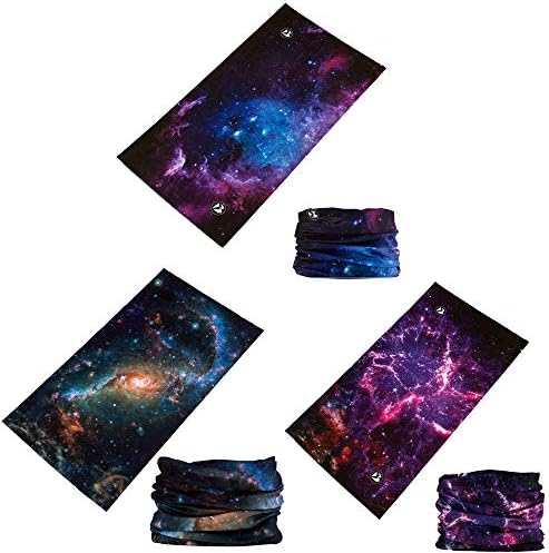 KALILY 12PCS Headband Bandana - Microfiber Face Shield Headwrap Scarf Neck Gaiter Hair Band