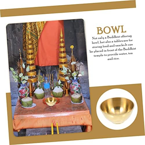 STOBAZA Gold Copper Decorative Offering Bowl 1