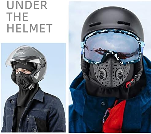 RockBros Ski Mask Balaclava Winter Thermal Cover for Men