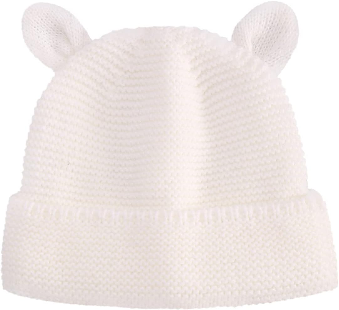Soft Knit Winter Hat with Pom Puff for Kids