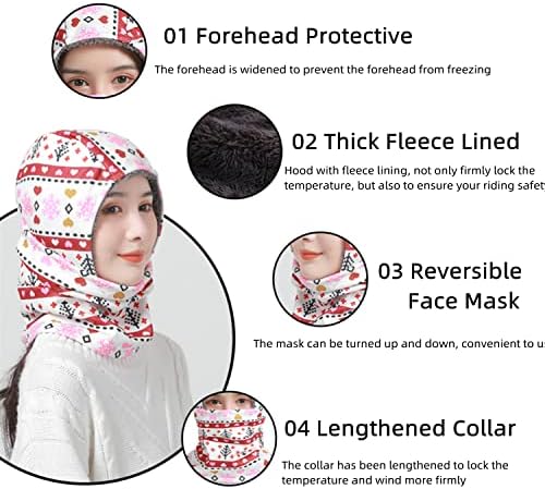 Kids Winter Thermal Fleece Balaclava Hood
