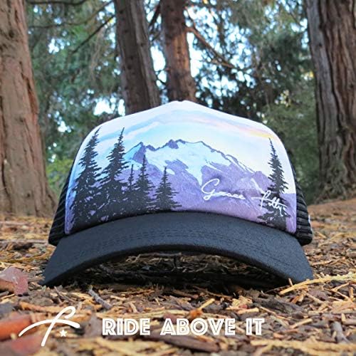 Grace Folly Mountain Trucker Hat for Men or Women