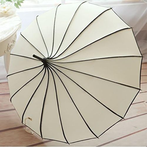 VIVI SKY Pagoda Peak Classic Umbrella Ivory 1