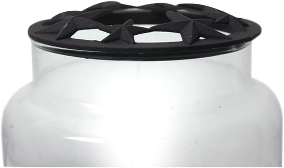 CHAWOORIM Star Design Candle Topper Jar Shade