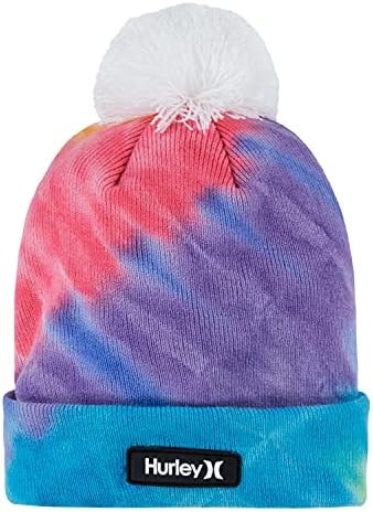 Hurley Kids Beanie with Retro Rainbow Tie Dye