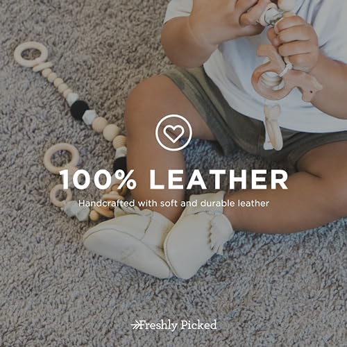 Freshly Picked First Pair City Leather Moccasins - Unisex Baby Shoes 1