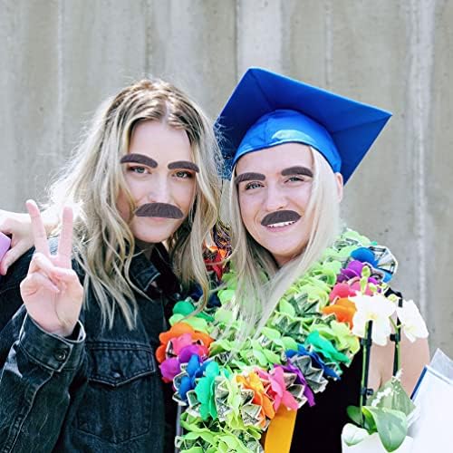 SAFIGLE 4 Set Fake Eyebrows and Mustaches