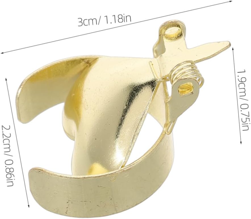 Zerodeko 2Pcs Heart Shaped Metal Candle Snuffer Elegant Design