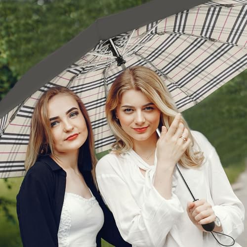 Compact Travel Umbrella with Inverted Design