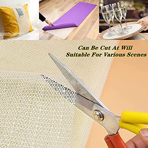 Xrrxy Non-Slip Rug Pad Liner 3x5 Ft PVC