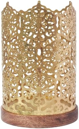 Hosley Gold Candlestick Holder 75 Inch High