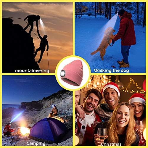 CENSGO Rechargeable LED Headlamp Beanie