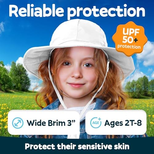 GearTOP Kids Sun Hat with UV Protection 2T-8 1