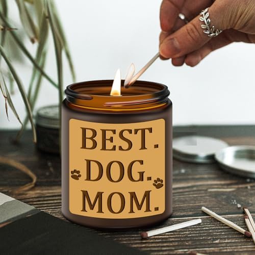 Funny Dog Mom Gifts - Lavender Scented Jar Candles 1