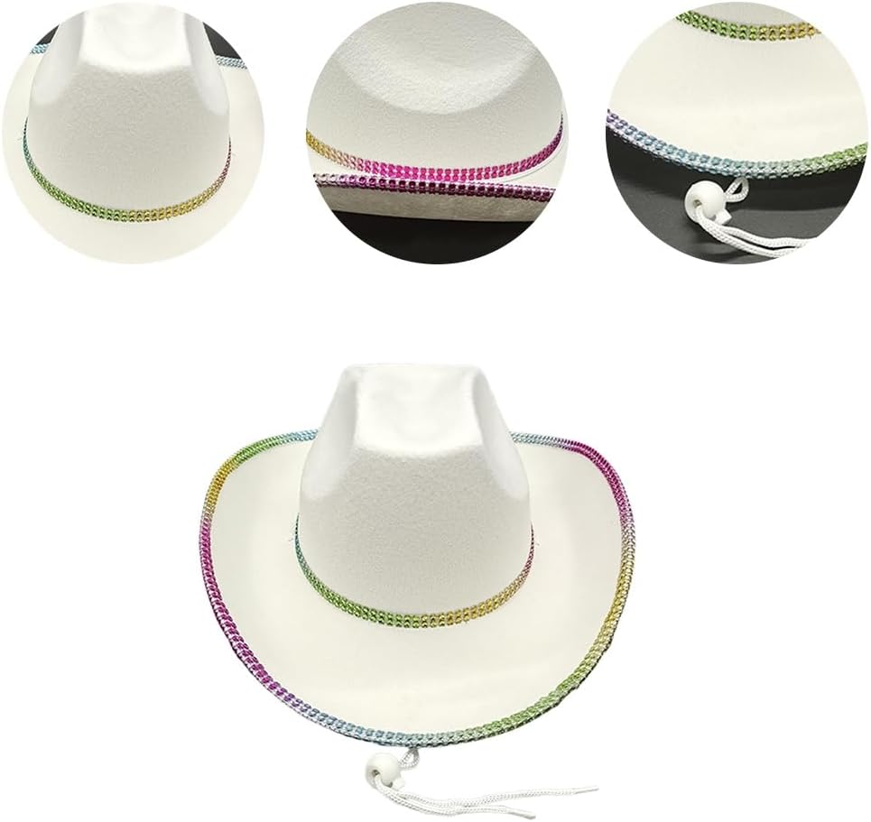 Diamond-Studded Cowboy Hat for Boys and Girls