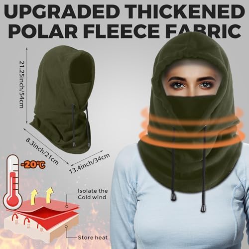 AURUZA Balaclava Ski Mask Fleece for Men 1