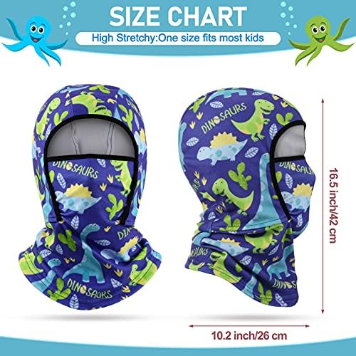 3 Pieces Kids Balaclava Ski Face Warmer