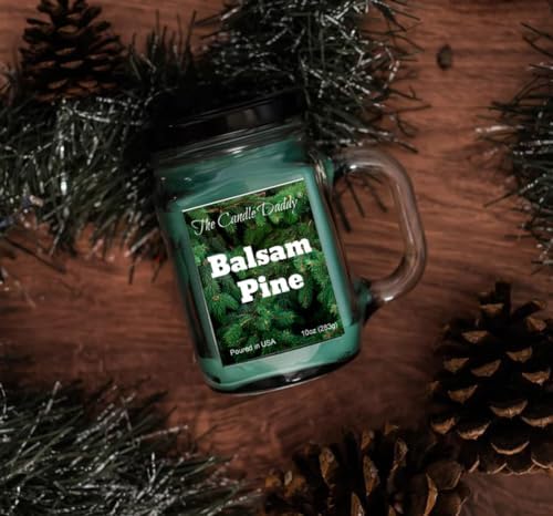 Balsam Pine Scented Jar Candle - 10oz 80 Hour Burn Time