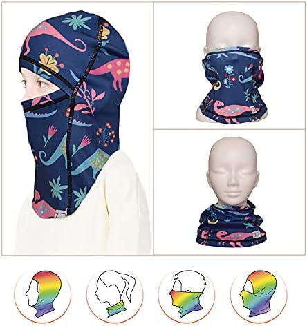 GOXUNYUAN Kids Balaclava Ski Mask Winter Warm Cover