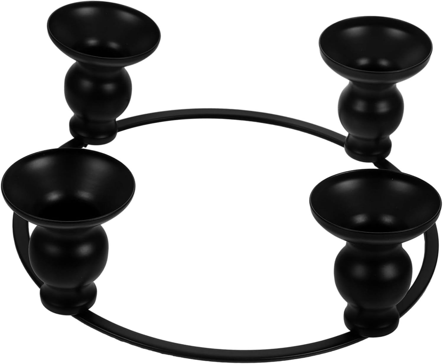 PRETYZOOM Wrought Iron Candle Holder Ring