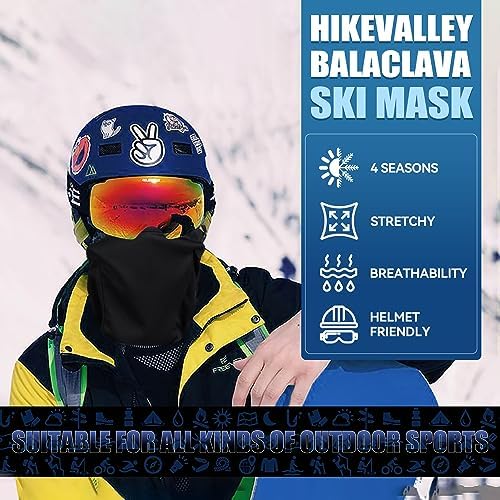 3 Pack Balaclava Ski Masks - UPF 50 Windproof Winter Face Cover