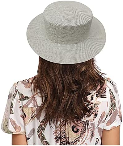UANGKOU A-White Packable UV Protection Sun Hat for Women Men