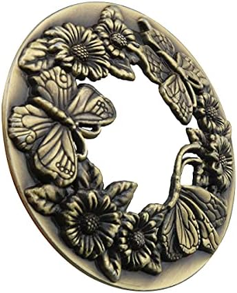ITROLLE Antique Bronze Butterfly Candle Topper Shade Cover