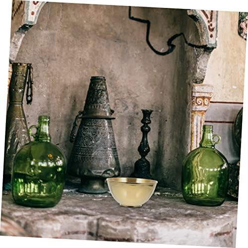 PRETYZOOM Gold Trim Decorative Serving Bowl