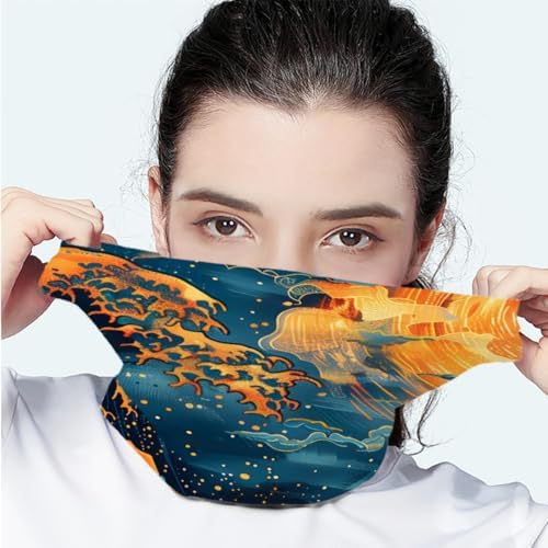 GLUDEAR 4 Pack Face Bandana Balaclava for Men Women
