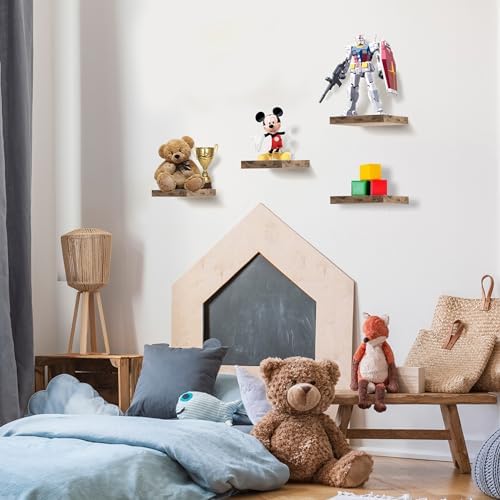 Sorbus 4 Square Floating Shelves for Wall Decor