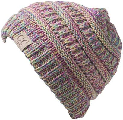 Gravity Threads Kids Soft Cable Knit Winter Beanie 1
