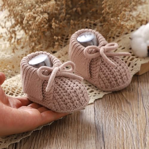 Wugugu Baby Booties Newborn Soft Knit Crochet Sock Shoes