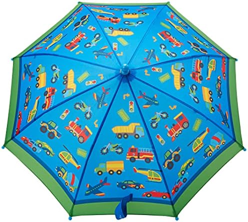 Stephen Joseph Toddler Folding Umbrella with Pinch-Free Closure and Vibrant Design