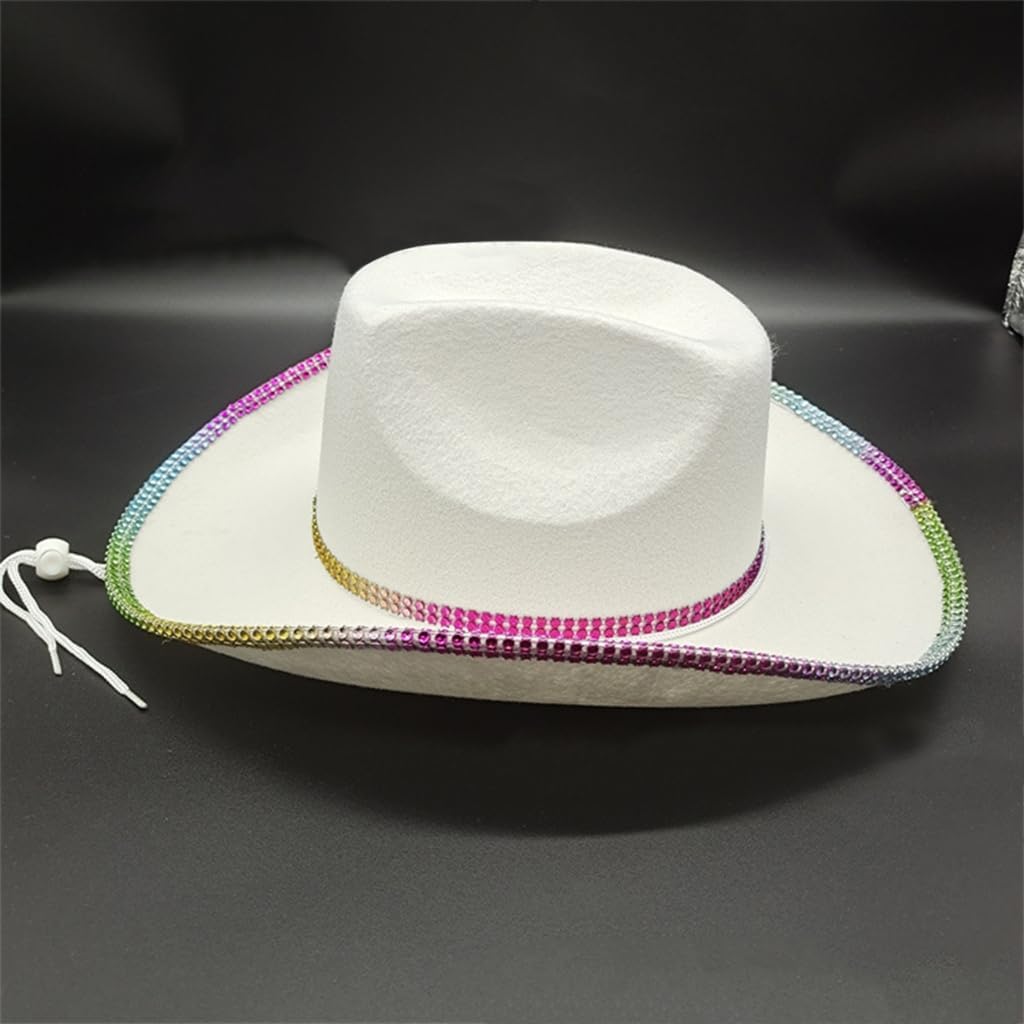 Diamond-Studded Cowboy Hat for Boys and Girls