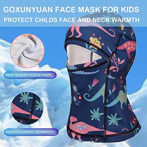 GOXUNYUAN Kids Balaclava Ski Mask Winter Warm Cover