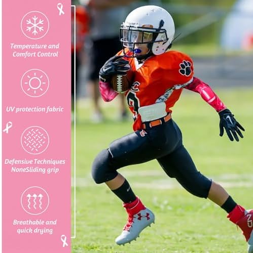 SNOWSTAR Breast Cancer Awareness Arm Sleeve with Pink Ribbon