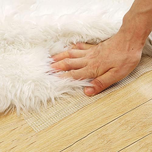 Xrrxy Non-Slip Rug Pad Liner 3x5 Ft PVC