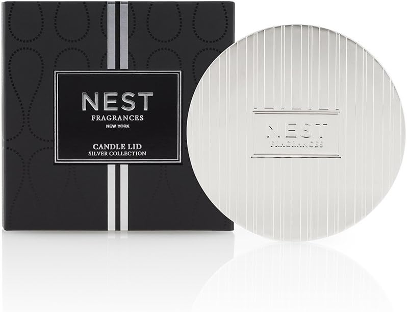 NEST New York Silver Classic Candle Lid 1