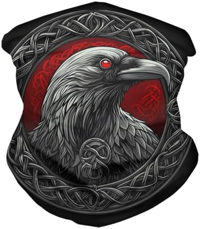DUOLIFU Cool Skull Face Bandanas Multi-Purpose Headwear