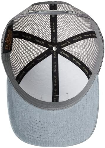 Hurley Mens Caps - Black Snap Back Trucker Hat