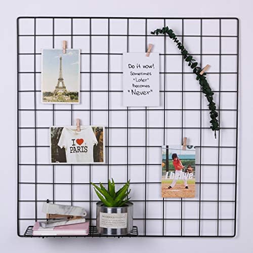 Kaforise Wall Hanging Shelf for Grid Panel Black