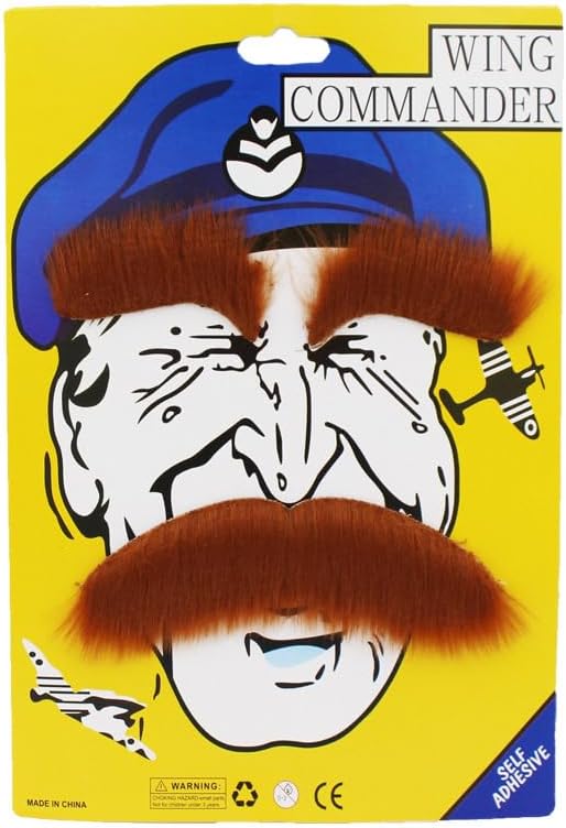 SUWOW Fake Bushy Mustache for Halloween Costume