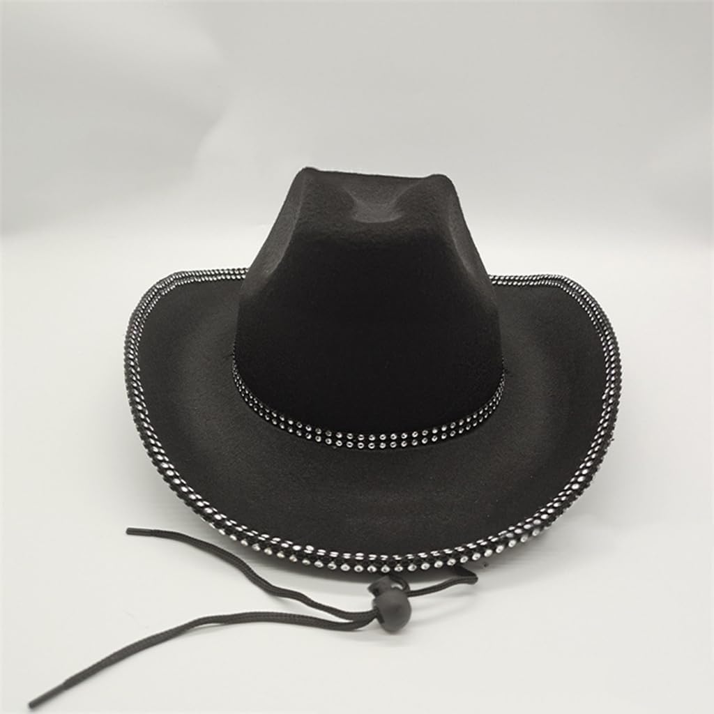 Diamond-Studded Cowboy Hat for Boys and Girls