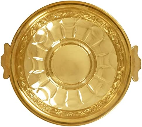 Craftsman 1225 Inch Embossed Brass Urli Decorative Bowl