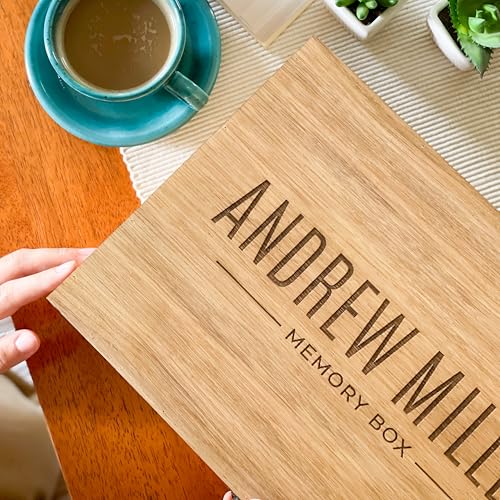 Personalized Wooden Keepsake Box for Memories 1