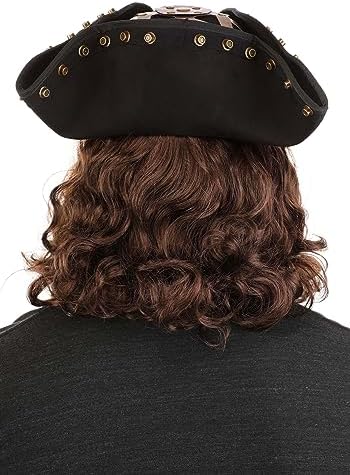 Disney Blackbeard Pirate Costume Hat - Officially Licensed