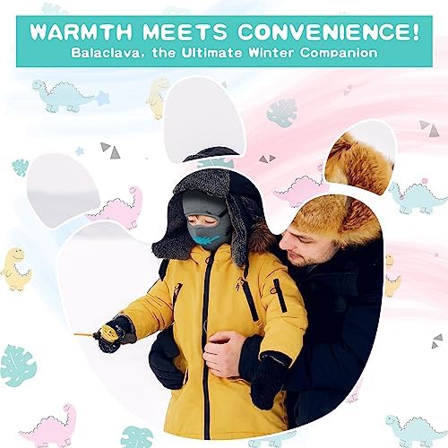 GSAFEME Kids Balaclava Ski Mask - Winter Face Cover for Boys Girls