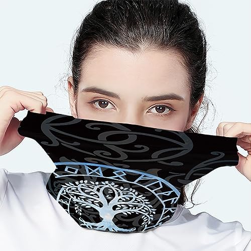 KIDVOVOU 3D Print Balaclava Multifunctional Face Mask Scarf Headwear